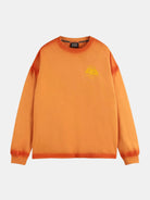 wash-gd-artwork-sweatshirt front view by Scotch & Soda