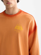 wash-gd-artwork-sweatshirt detail shot by Scotch & Soda