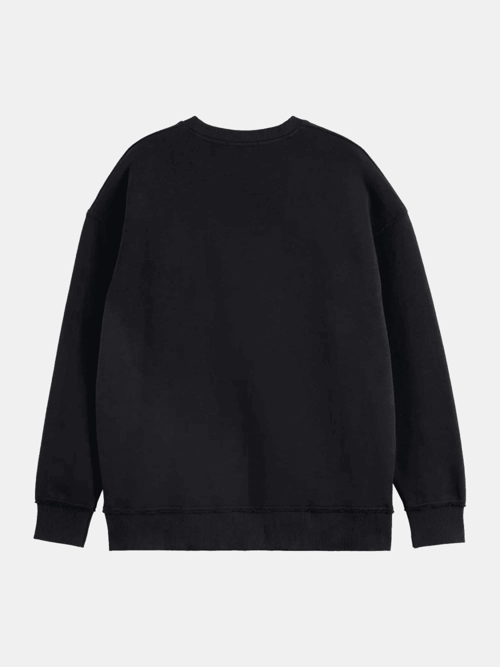 loose-fit-applique-sweatshirt back view by Scotch & Soda