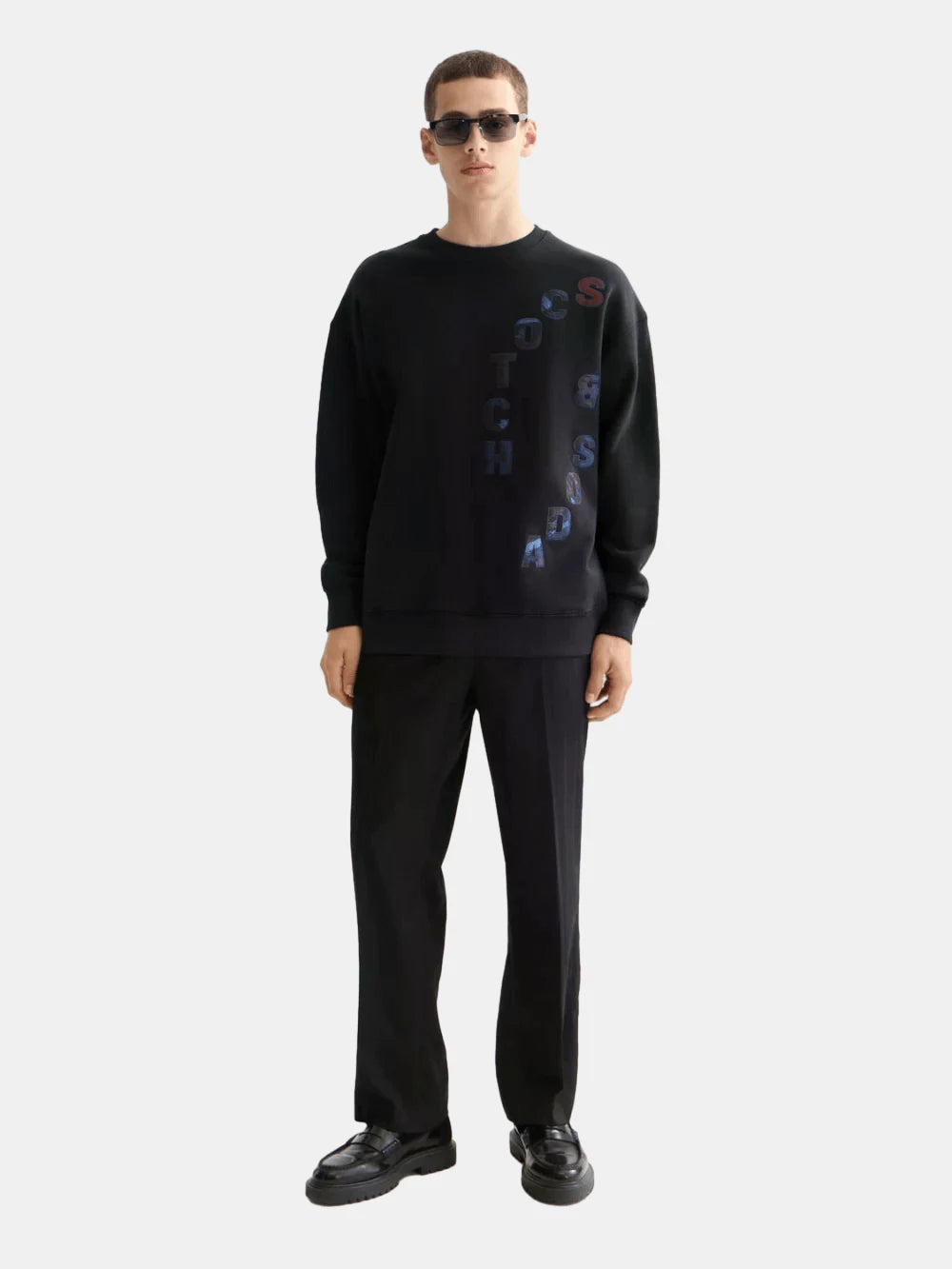Loose Fit Applique Sweatshirt - Scotch & Soda