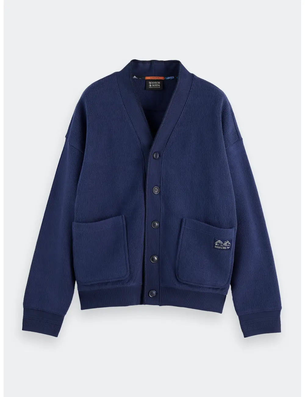 Loose Fit Sweatshirt flat lay front view by Scotch & Soda