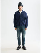 Loose Fit Sweatshirt full model shot showing overall fit by Scotch & Soda