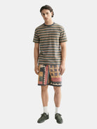 Printed Patchwork Cotton-Poplin Loose Fit Bermuda - Scotch & Soda