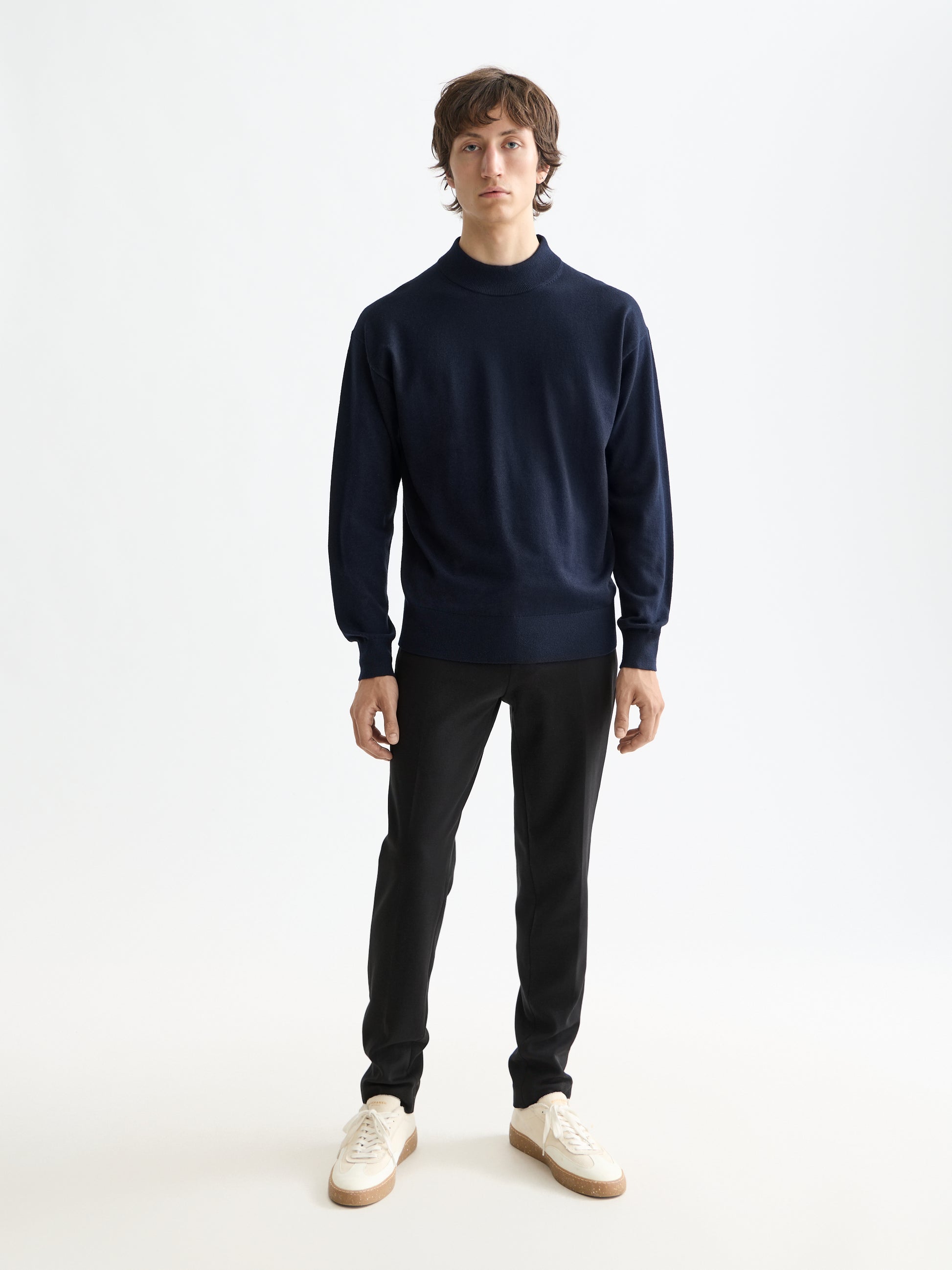 Mott tailored knitted yarn dyed chino