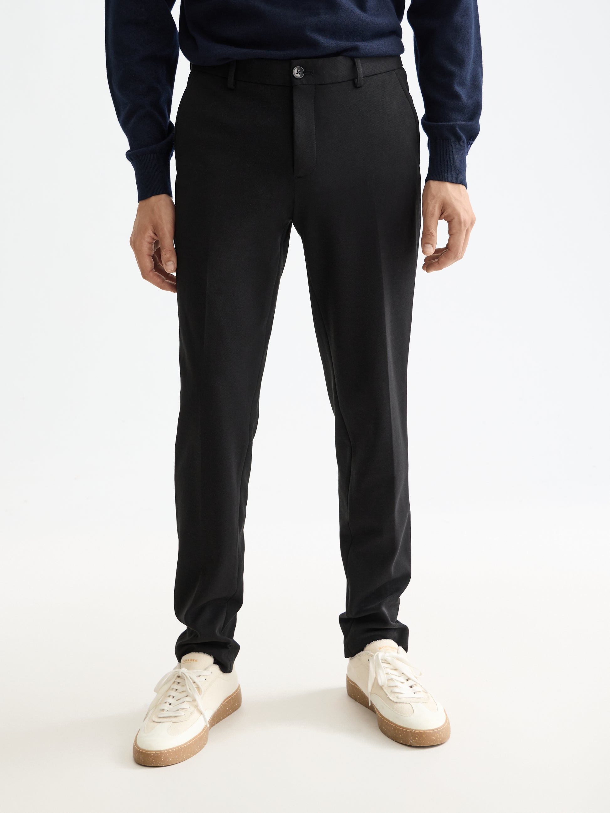 Mott tailored knitted yarn dyed chino