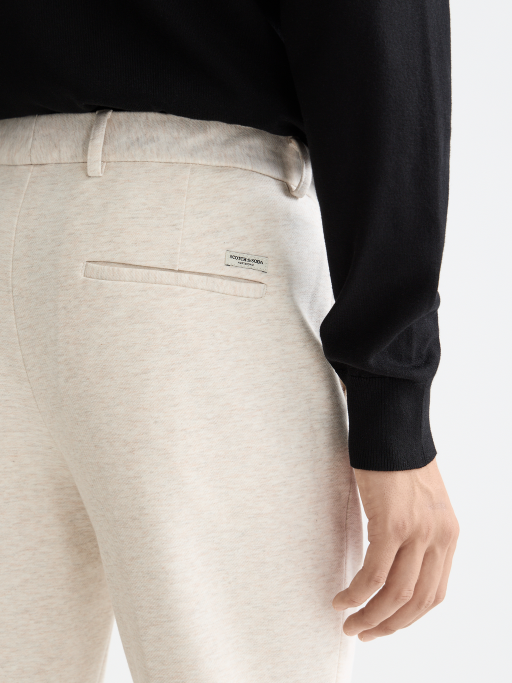 Mott tailored knitted yarn dyed chino