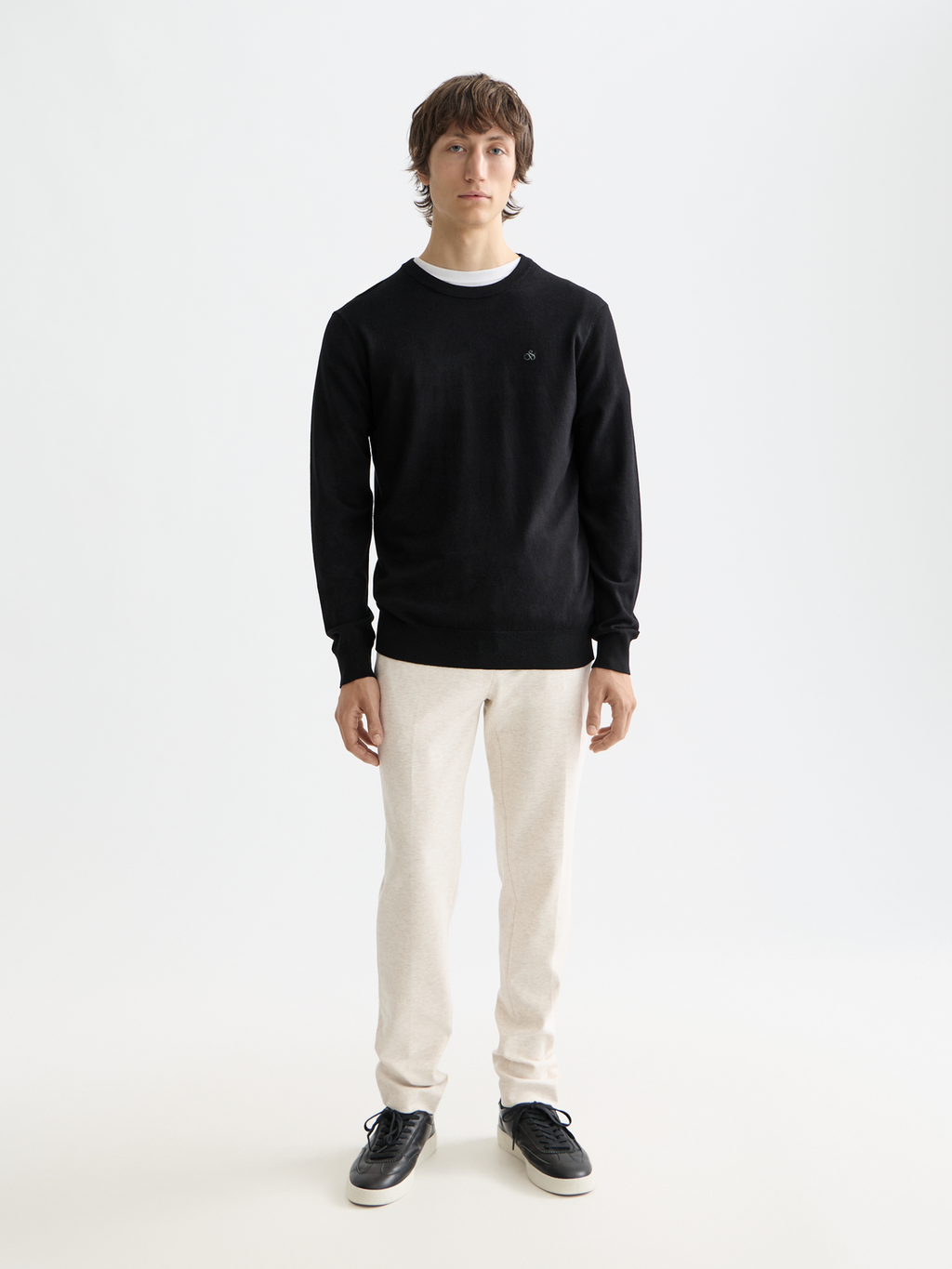 Mott tailored knitted yarn dyed chino