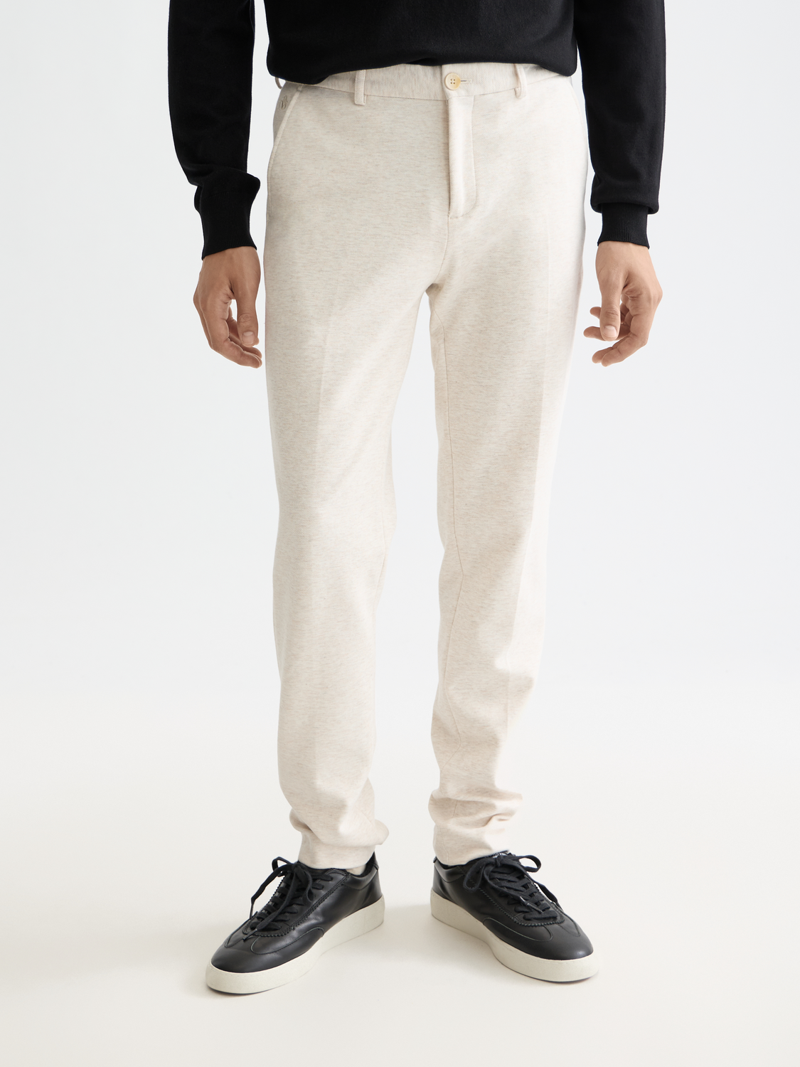 Mott tailored knitted yarn dyed chino