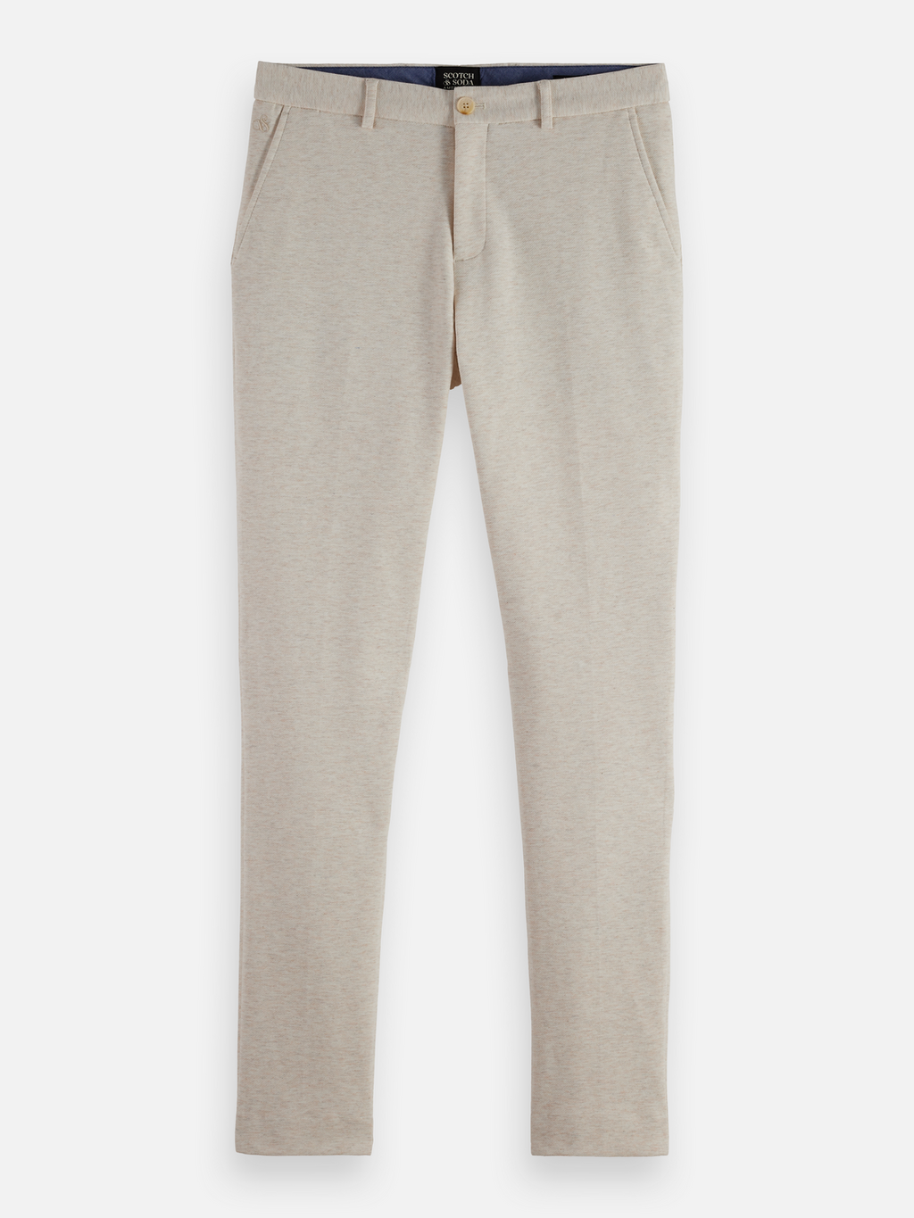Mott tailored knitted yarn dyed chino
