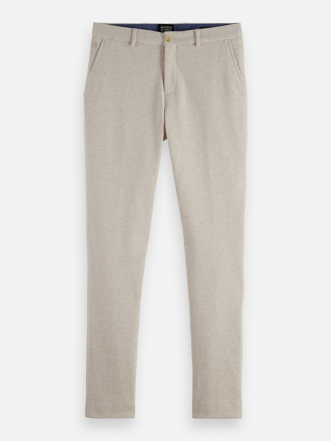 Mott tailored knitted yarn dyed chino