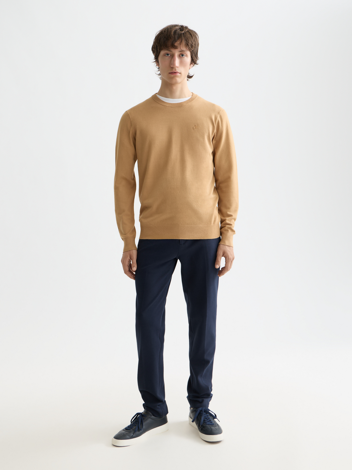 Mott tailored knitted yarn dyed chino
