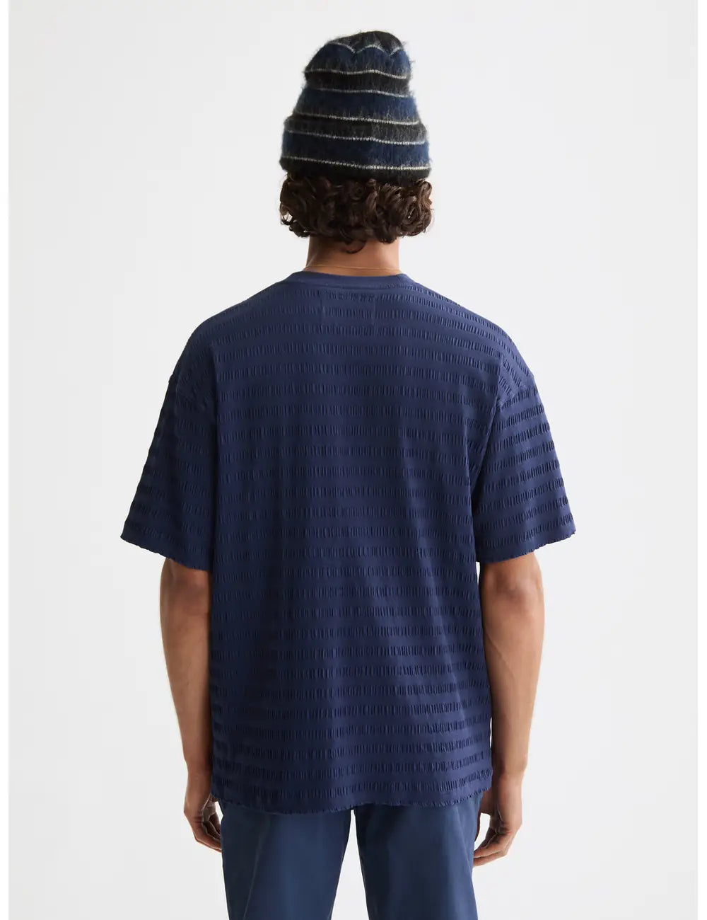 Relaxed Textured Tee detail shot showing fabric and craftsmanship by Scotch & Soda