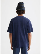 Relaxed Textured Tee detail shot showing fabric and craftsmanship by Scotch & Soda