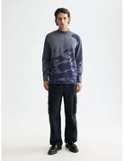 Relaxed Fit Knit full model shot showing overall fit by Scotch & Soda
