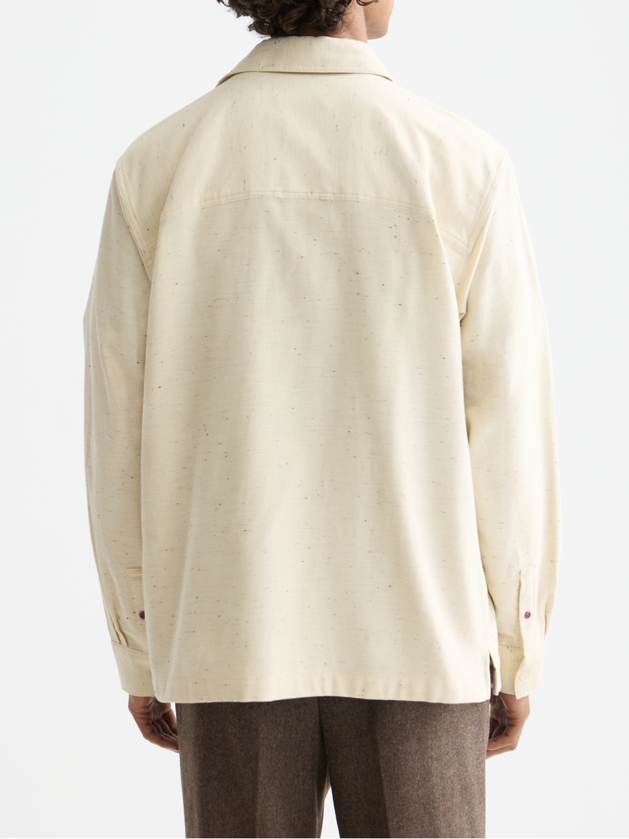 Melange relaxed shirt