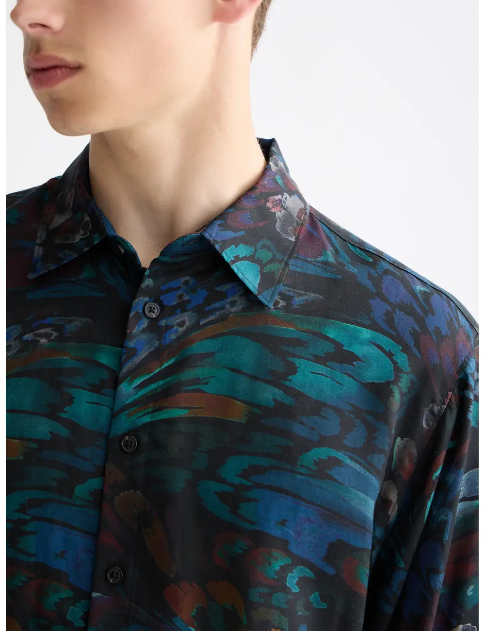 Printed Relaxed Shirt detail view by Scotch & Soda