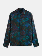 printed-relaxed-fit-shirt front view by Scotch & Soda