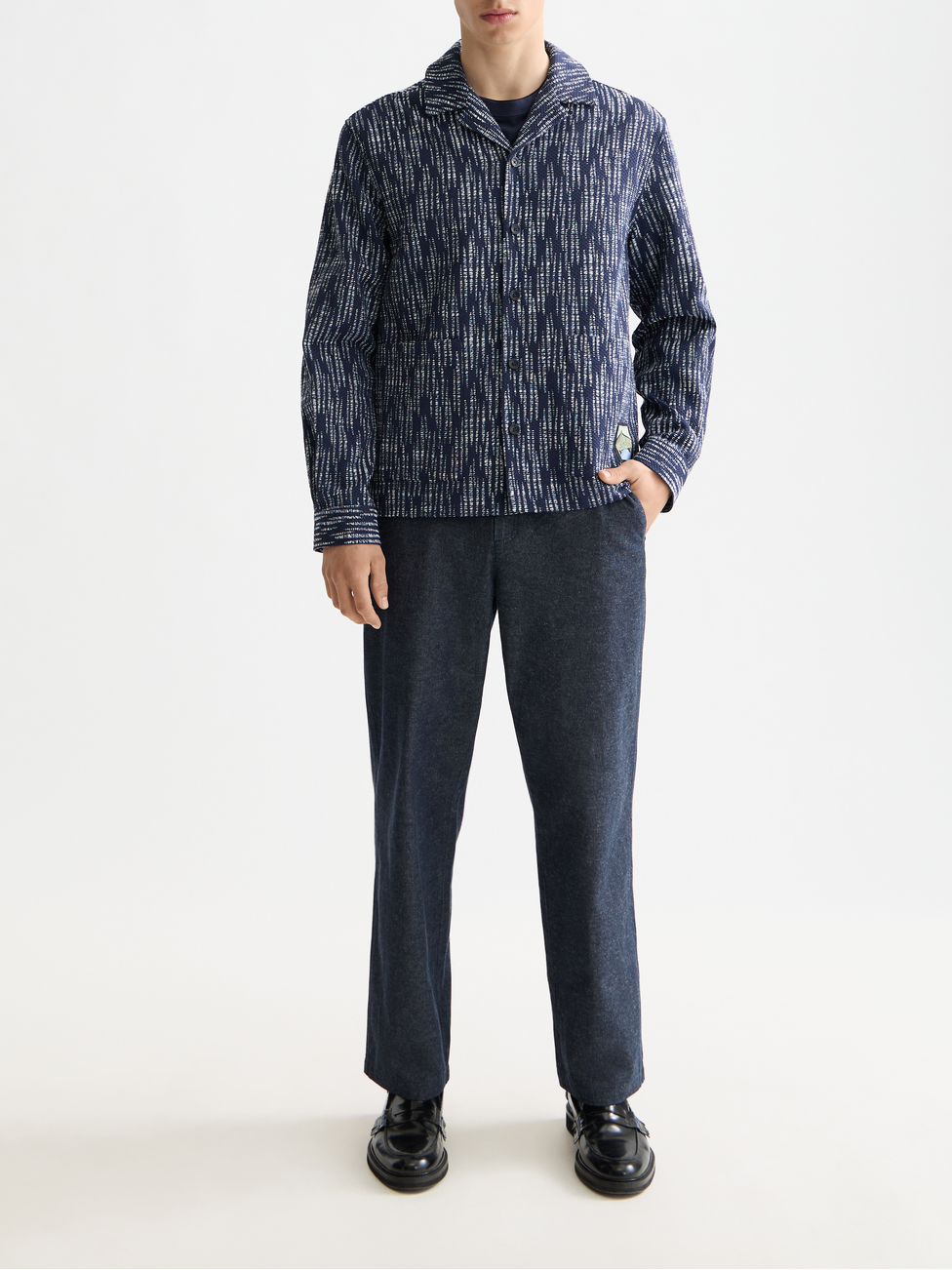 Jacquard overshirt