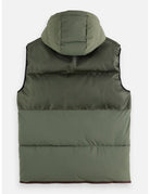 Hooded Puffer Vest back view showing fit and finish by Scotch & Soda