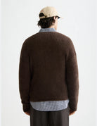 Hairy Cardigan detail shot showing fabric and craftsmanship by Scotch & Soda