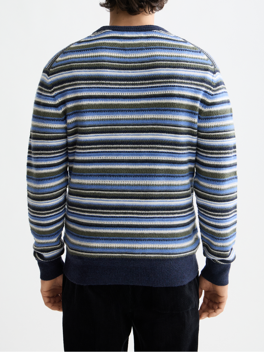 striped pullover knit