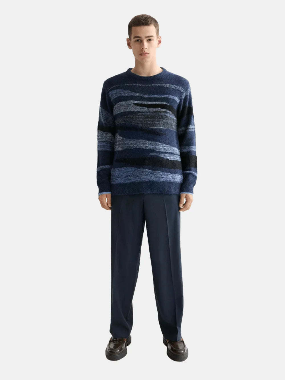 Fluffy Alpaca Wool Blend Crew Neck - Scotch & Soda