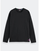 Relaxed Fit Knit Tee flat lay front view by Scotch & Soda