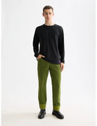 Relaxed Fit Knit Tee full model shot showing overall fit by Scotch & Soda