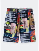 Printed Tencel Shorts flat lay front view by Scotch & Soda