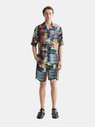 Fave - printed tencel regular fit bermuda shorts - Scotch & Soda