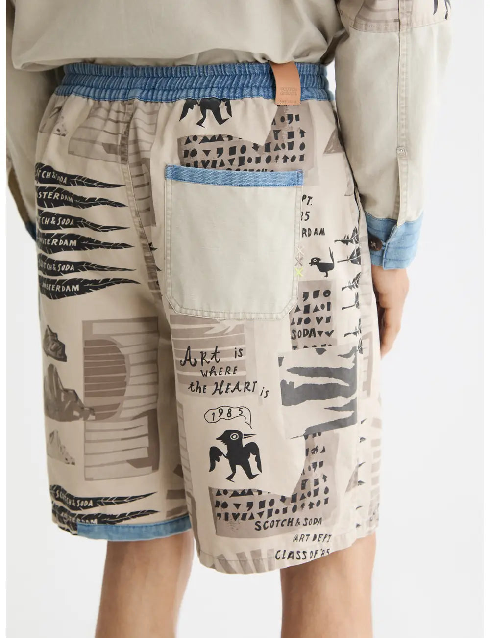 Loose Fit Bermuda Shorts detail view by Scotch & Soda