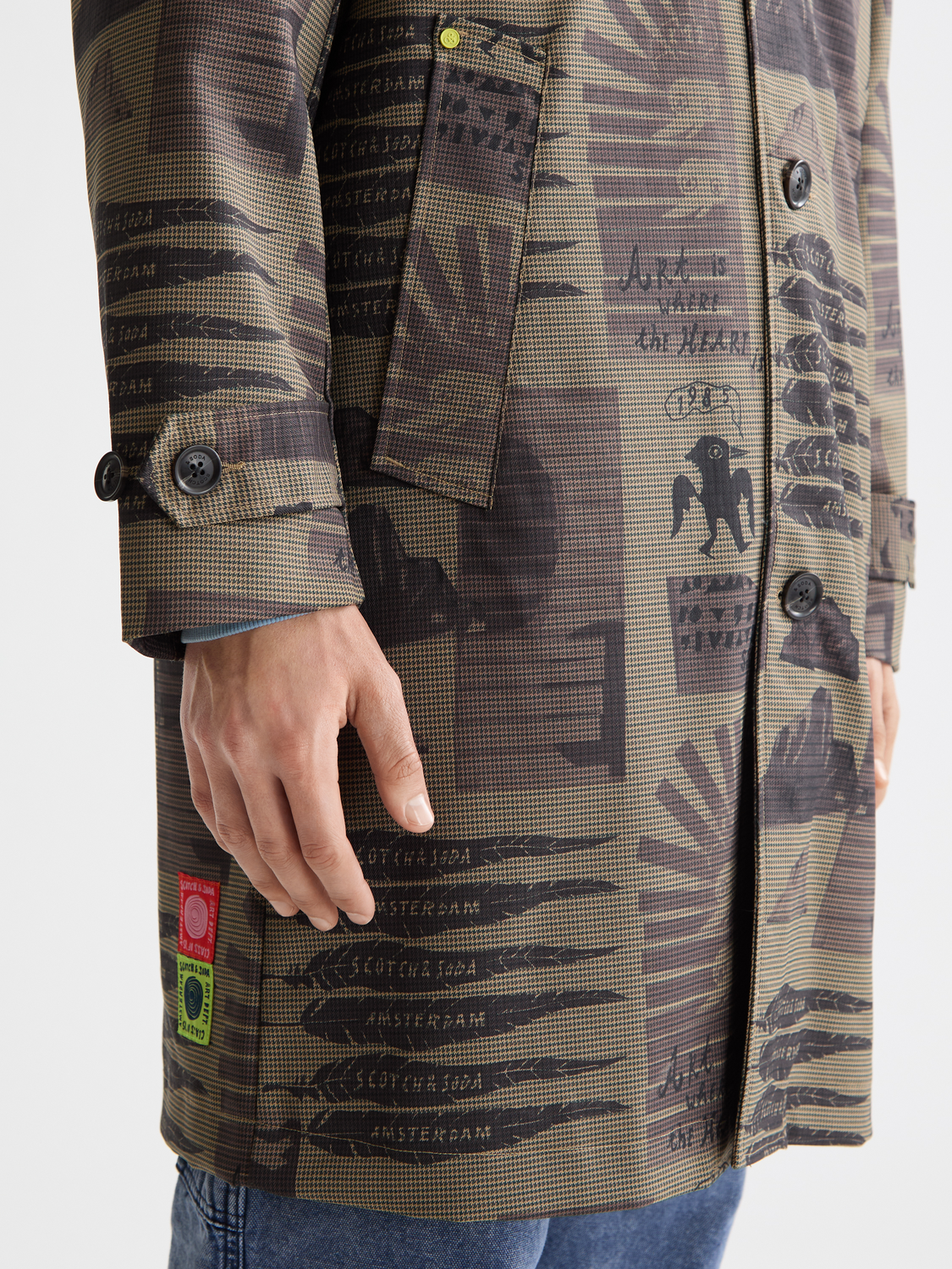 Collage car coat