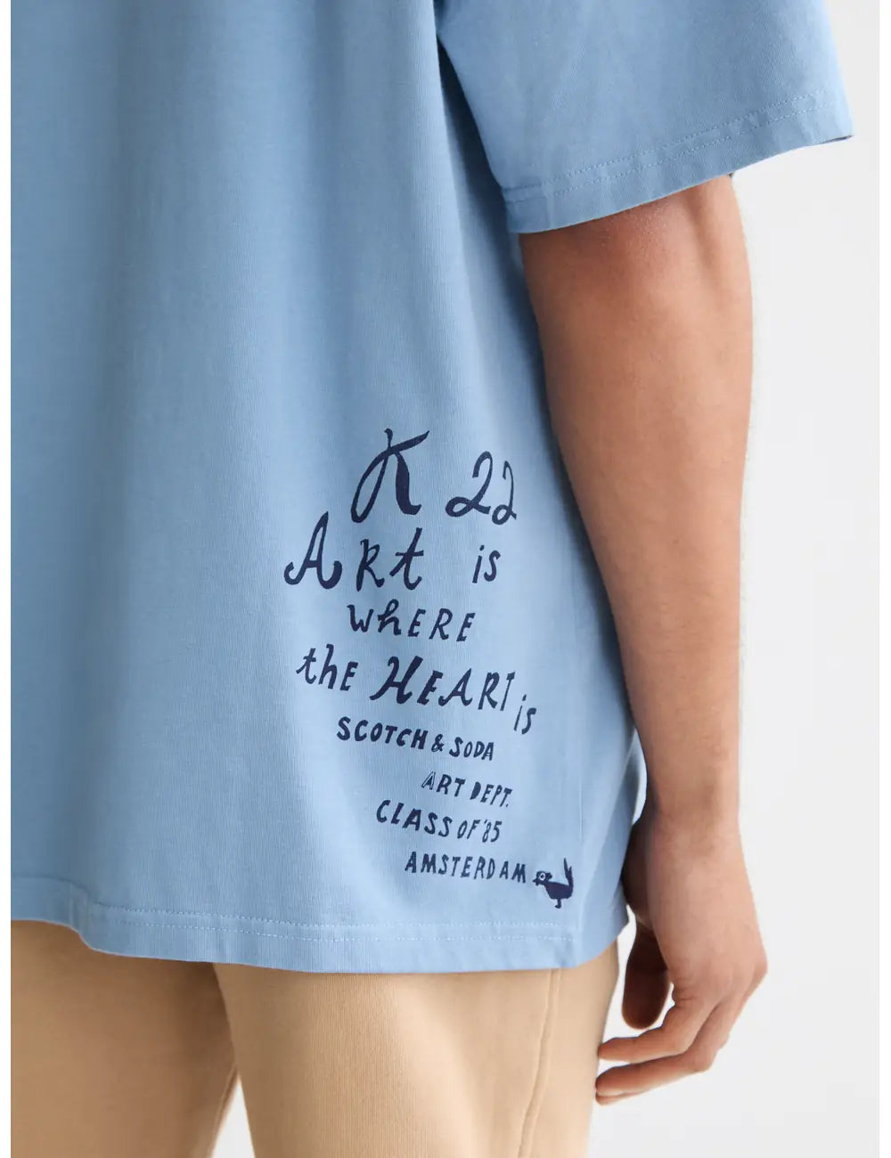 Loose Fit Artwork Tee detail view by Scotch & Soda