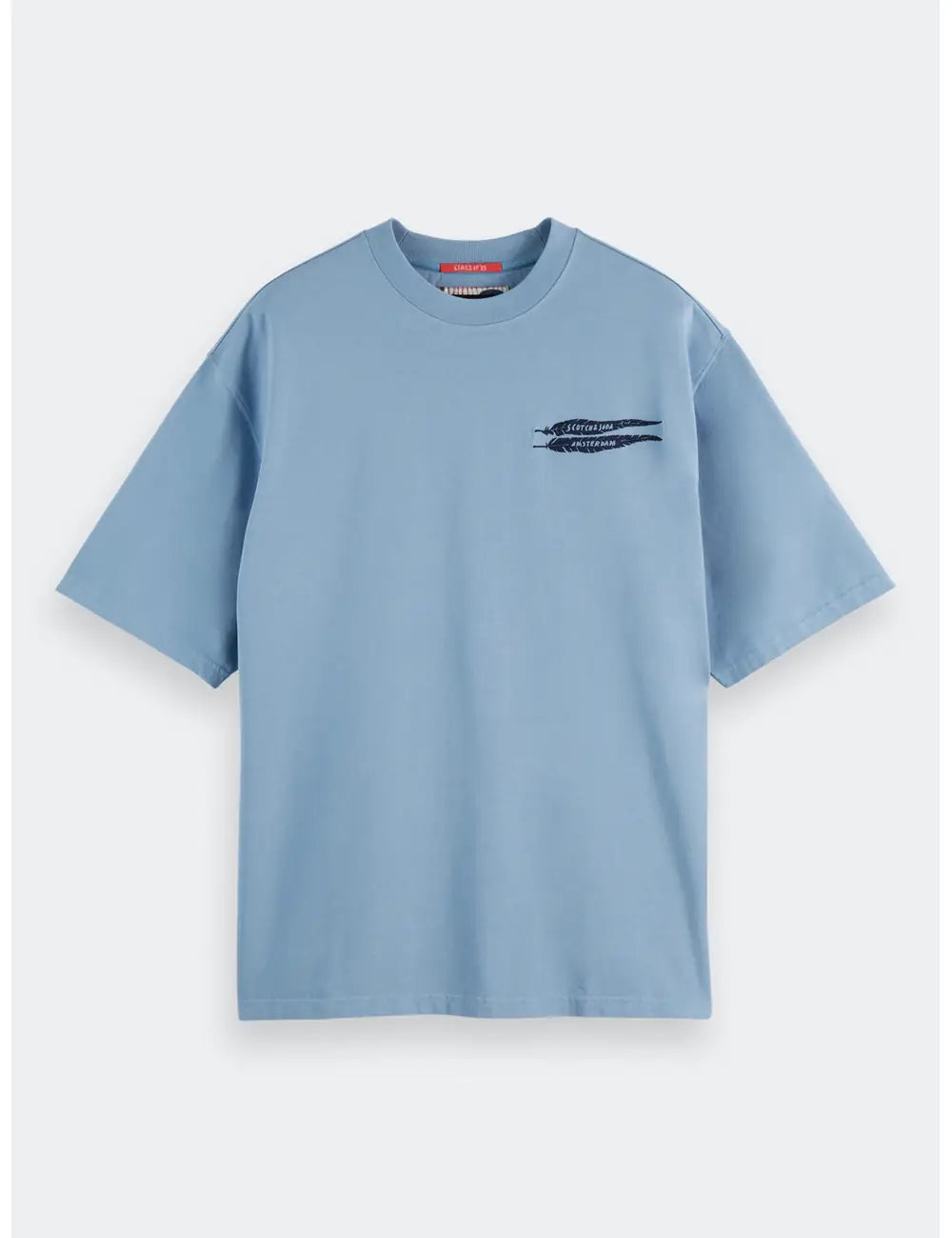 Loose Fit Artwork Tee flat lay front view by Scotch & Soda