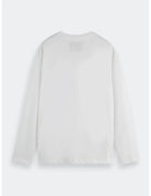 Relaxed Artwork Tee flat lay back view by Scotch & Soda