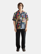 Relaxed-fit tencel printed short-sleeved shirt - Scotch & Soda