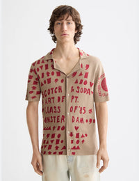 Jacquard Knitted Shirt