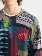 Relaxed-fir Printed Henley Detail - Scotch & Soda