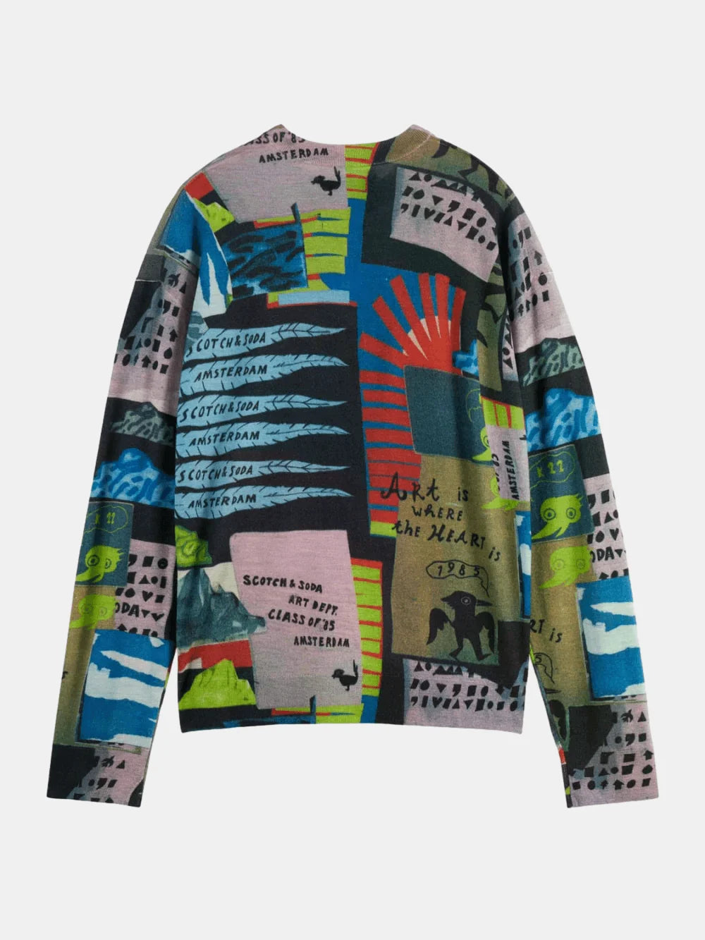 Relaxed-fir Printed Henley Image 4 - Scotch & Soda