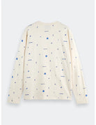 Celebration Printed Tee flat lay back view by Scotch & Soda