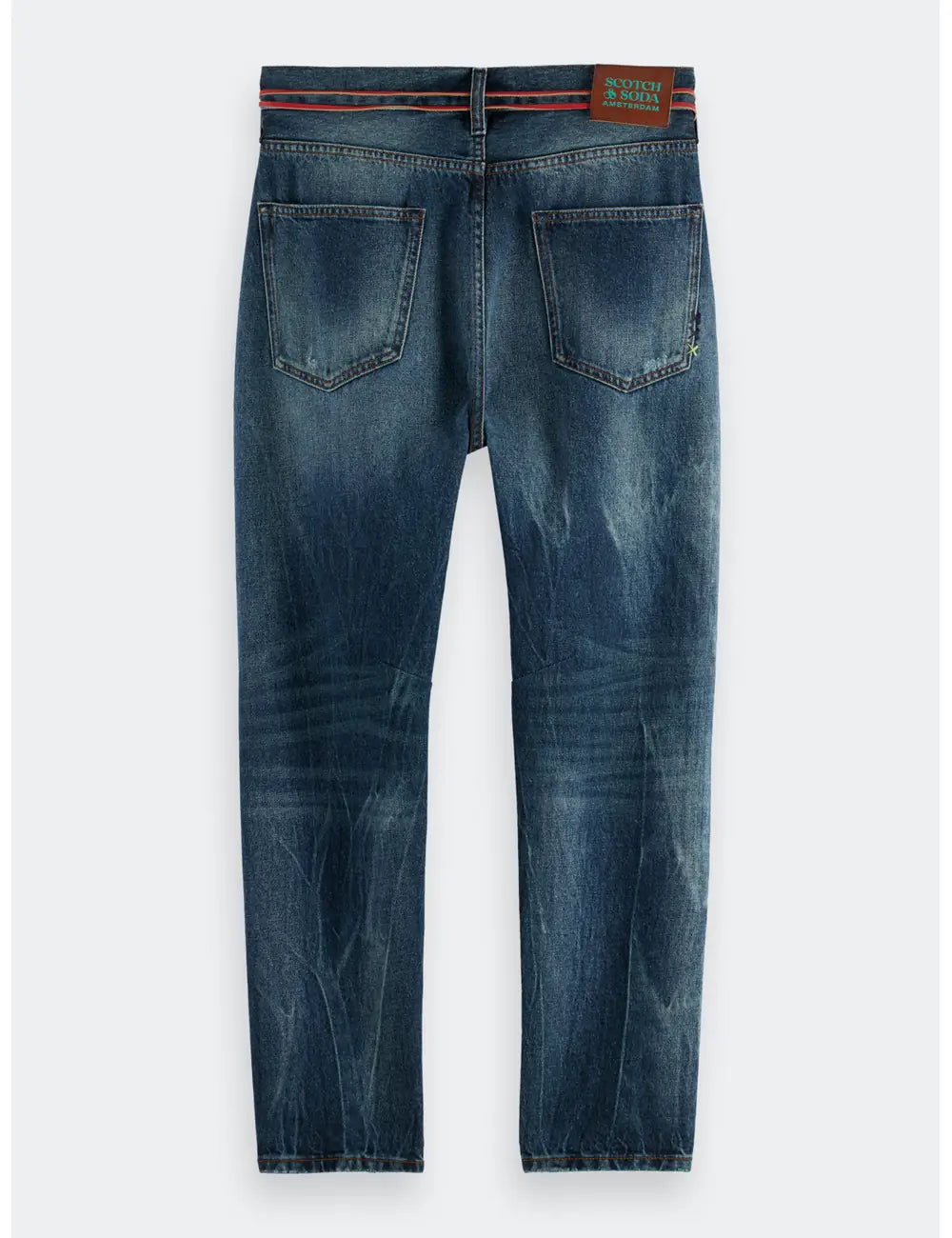 Dean Loose Tapered flat lay back view by Scotch & Soda