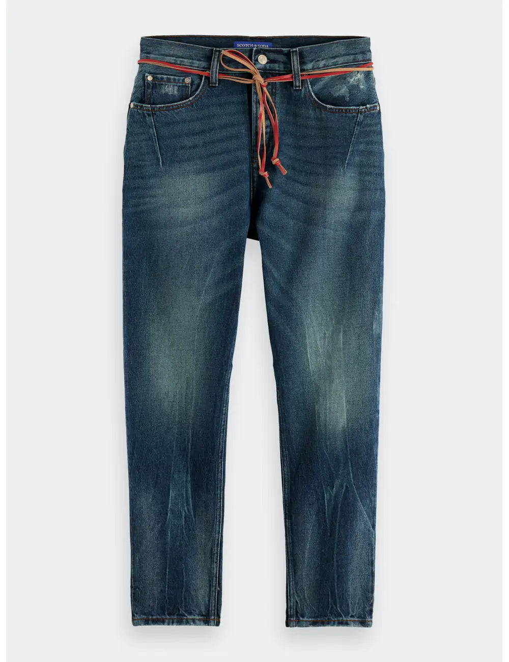 Dean Loose Tapered flat lay front view by Scotch & Soda