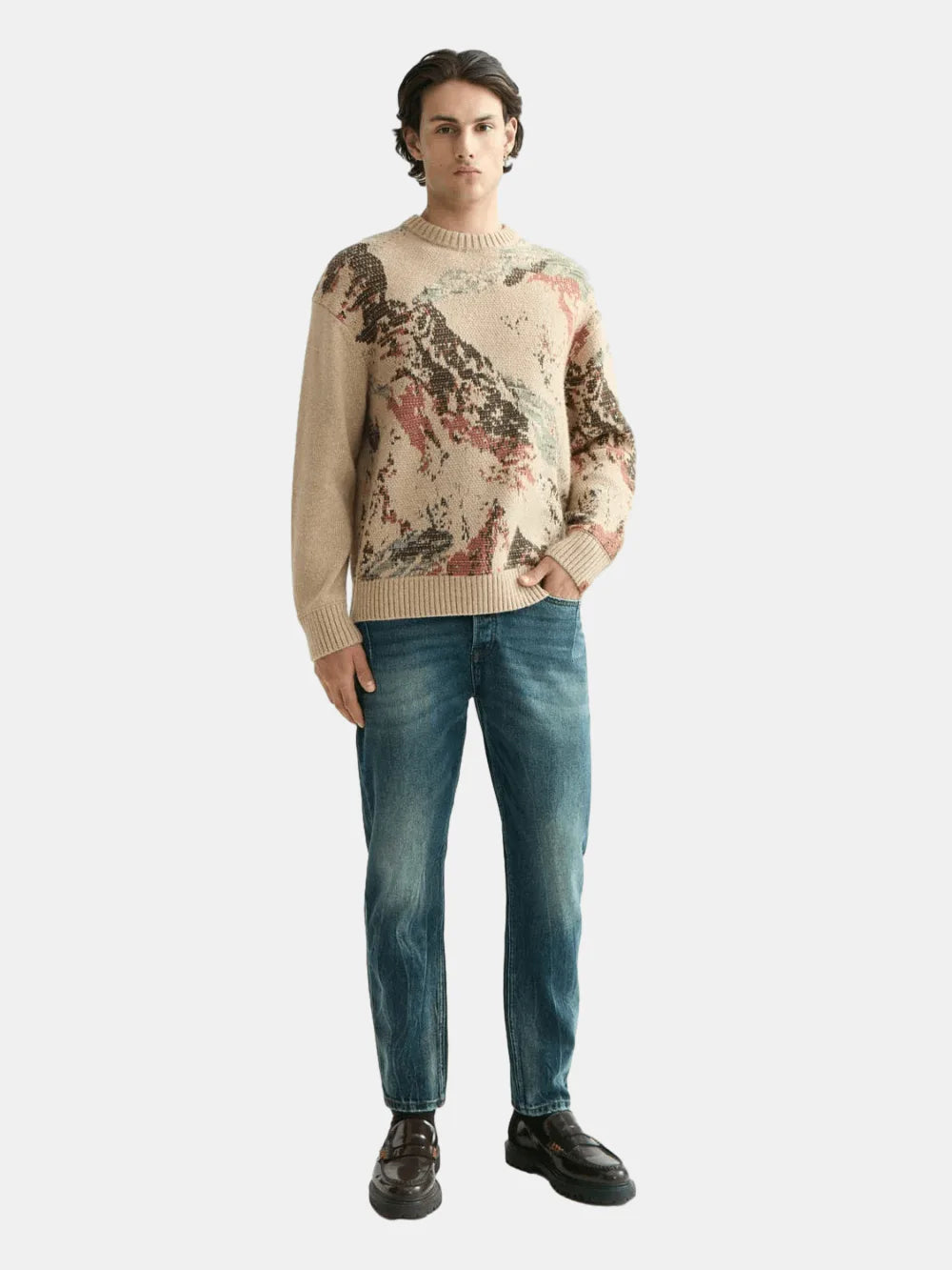 Dean Loose Tapered Jeans—Green Touch - Scotch & Soda