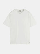 raw-edge-t-shirt front view by Scotch & Soda