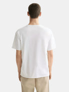 raw-edge-t-shirt back view by Scotch & Soda