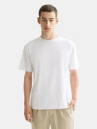 raw-edge-t-shirt front view by Scotch & Soda