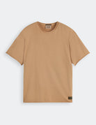 Raw Edge T Shirt flat lay front view by Scotch & Soda