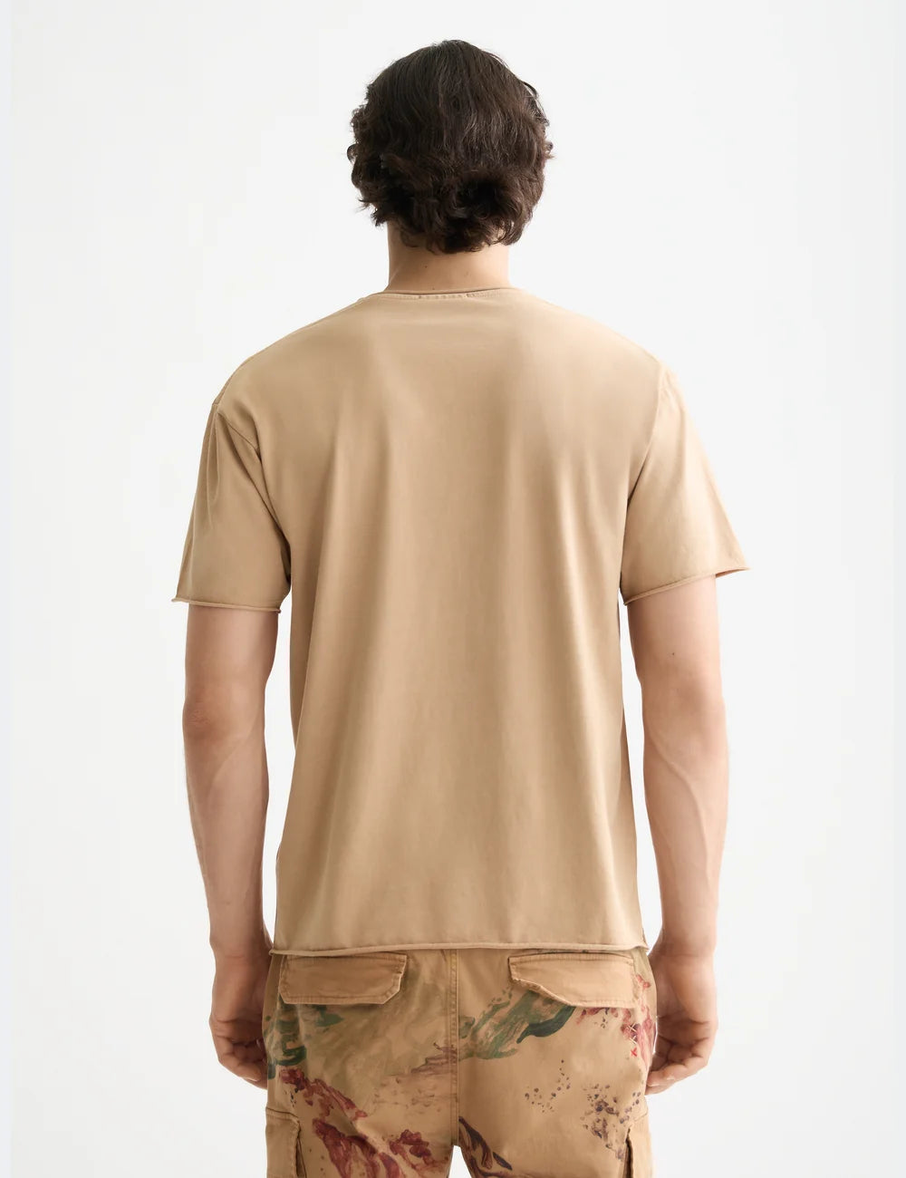 Raw Edge T Shirt detail shot showing fabric and craftsmanship by Scotch & Soda