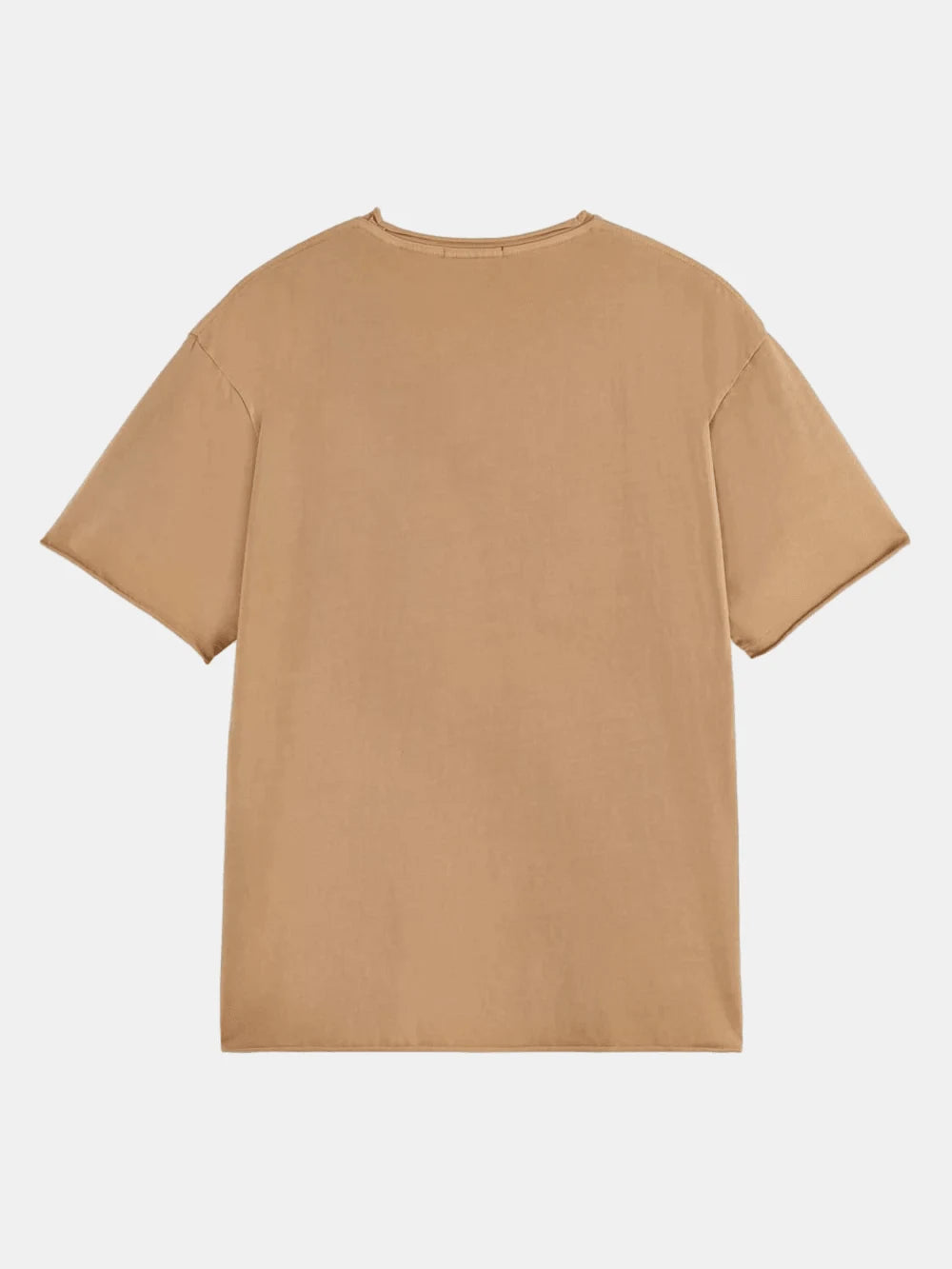 raw-edge-t-shirt-1 back view by Scotch & Soda