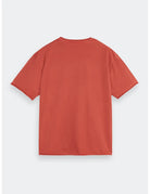 Raw Edge T Shirt flat lay back view by Scotch & Soda